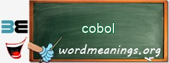 WordMeaning blackboard for cobol